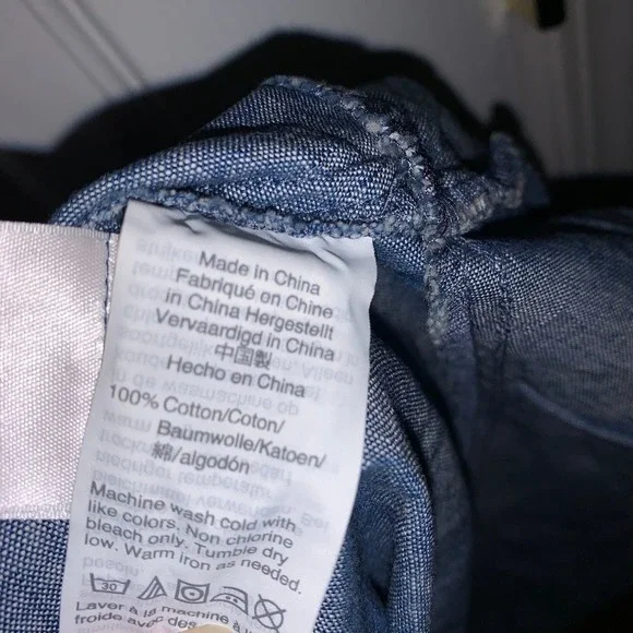 J. Crew Chambray faux-wrap Dress - Picture 5 of 7